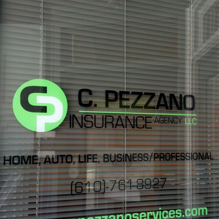 C. Pezzano Insurance Window Decal